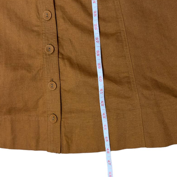 Madewell NWT Seamed Puff-Sleeve Midi Dress Size 00 - Picture 8 of 8